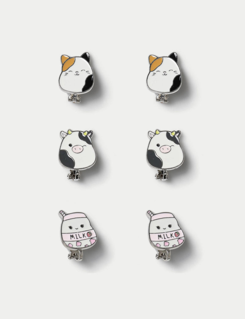 Squishmallows clip on earring pack for collectors, UK version