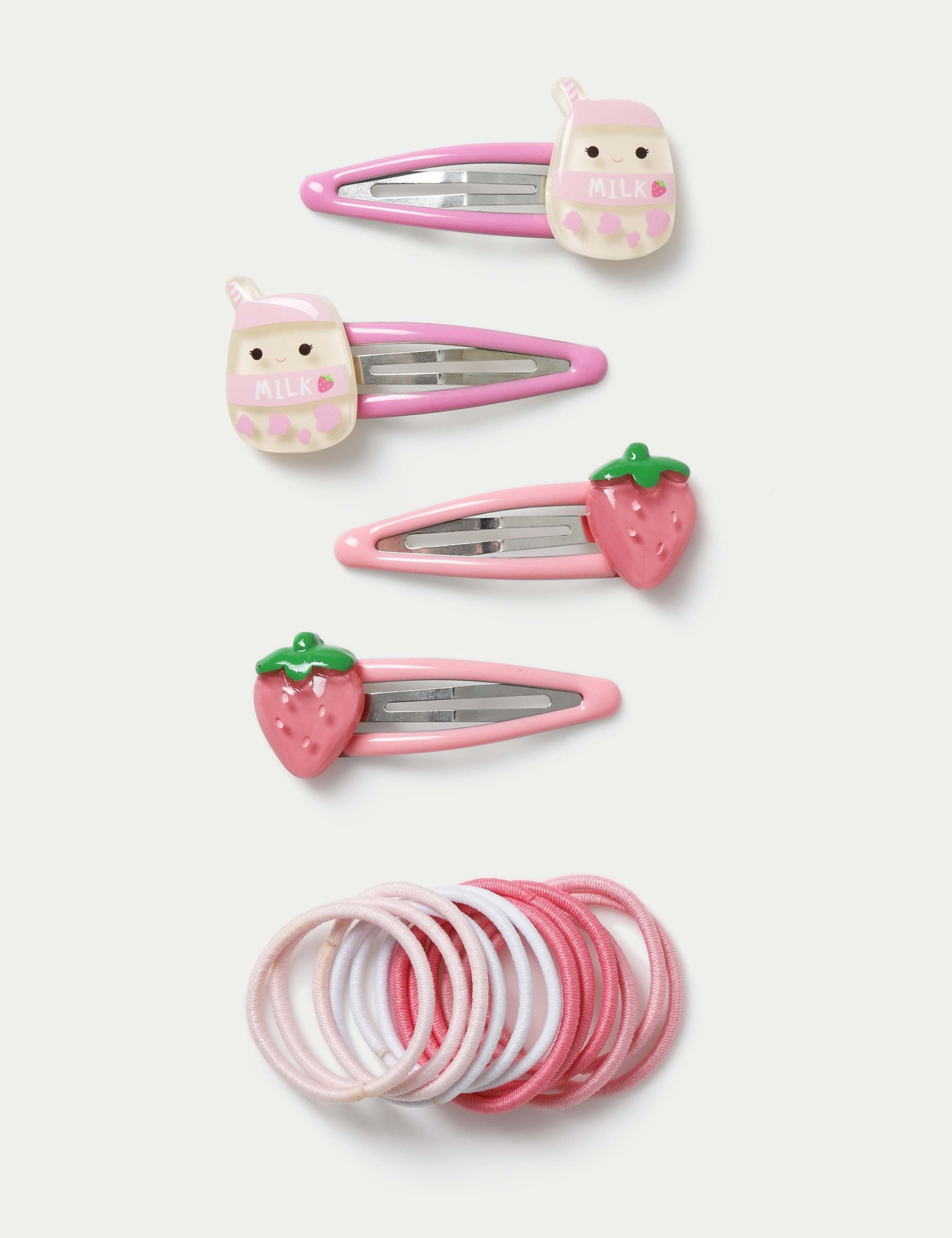 Squishmallows Strawberry Milkshake hair accessory, imported from the UK
