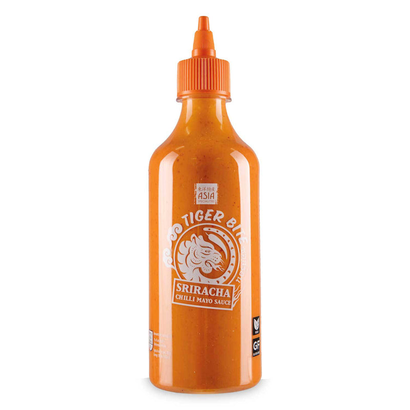 Sriracha mayo condiment with bold fiery flavour (British brand)