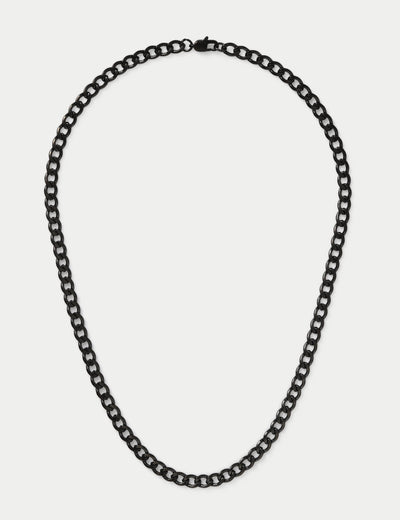 M&S Stainless Curb Chain Necklace- Buy online at McGrocer