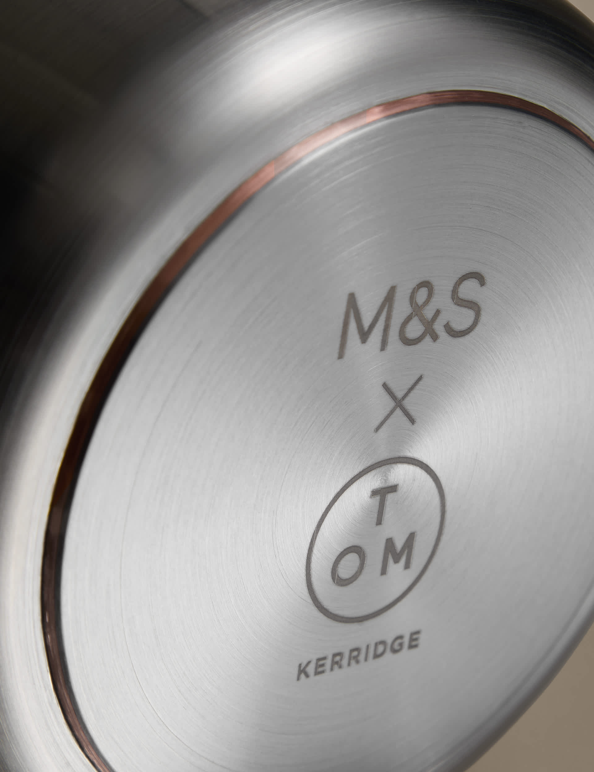 M&S X Tom Kerridge stainless steel 14cm saucepan (British brand)