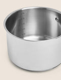 Stainless steel 18cm medium saucepan (British brand)