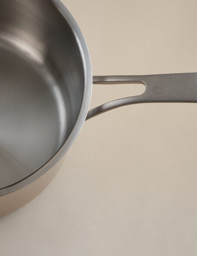M&S X Tom Kerridge stainless steel 18cm saucepan (British brand)