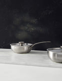 M&S stainless steel chef sauté pan 20cm, imported from the UK