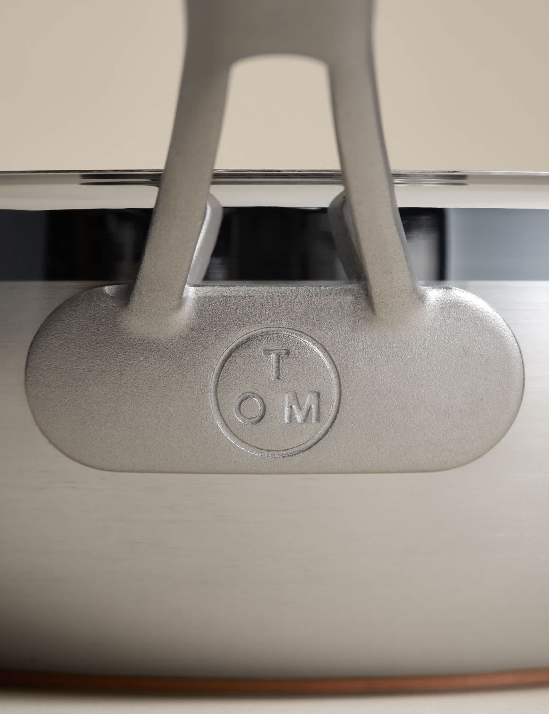 M&S stainless steel chef sauté pan 20cm, imported from the UK