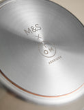 M&S stainless steel frying pan 20cm - British product