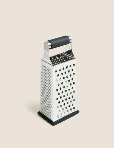 M&S Stainless Steel 24cm 4-Sided Grater- Buy online at McGrocer