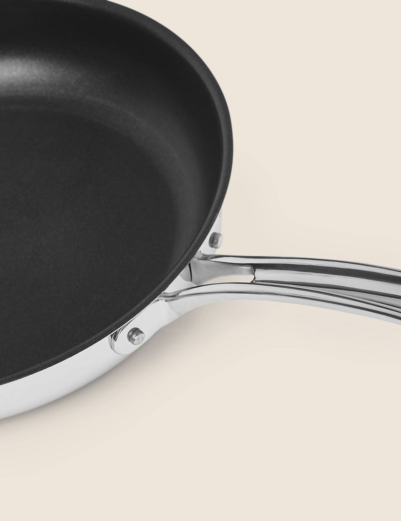 Stainless Steel Frying Pan Medium 24cm (British brand)