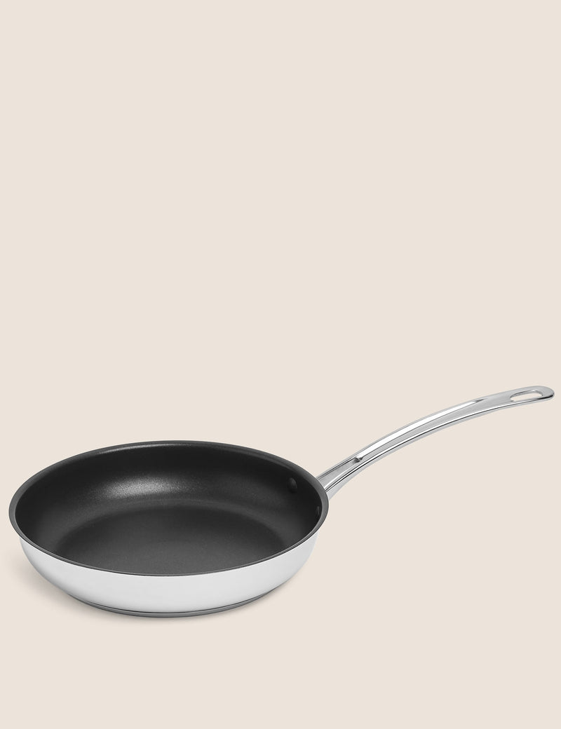 Stainless Steel Frying Pan Medium 24cm (British brand)