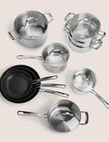 Stainless steel 24cm stock pot, imported from the UK