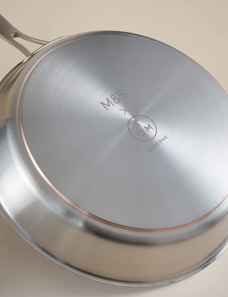 M&S Tom Kerridge stainless steel 28cm frying pan (British brand)