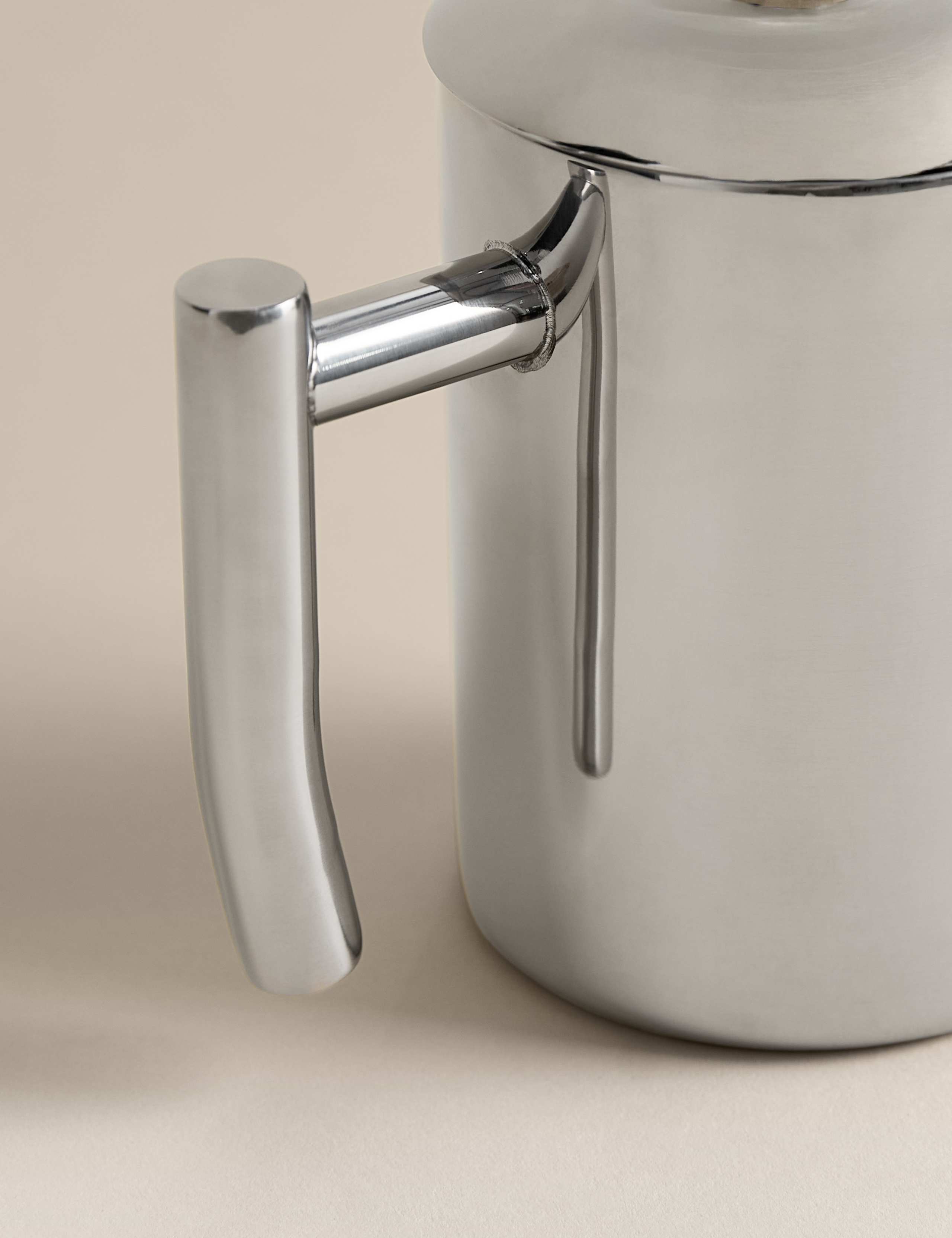 Stainless steel 3 cup cafetiere, UK version