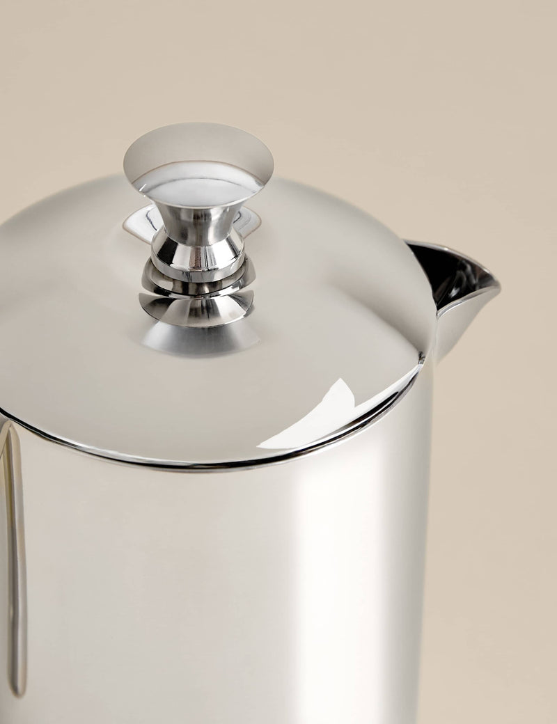 Stainless steel 3 cup cafetiere, UK version