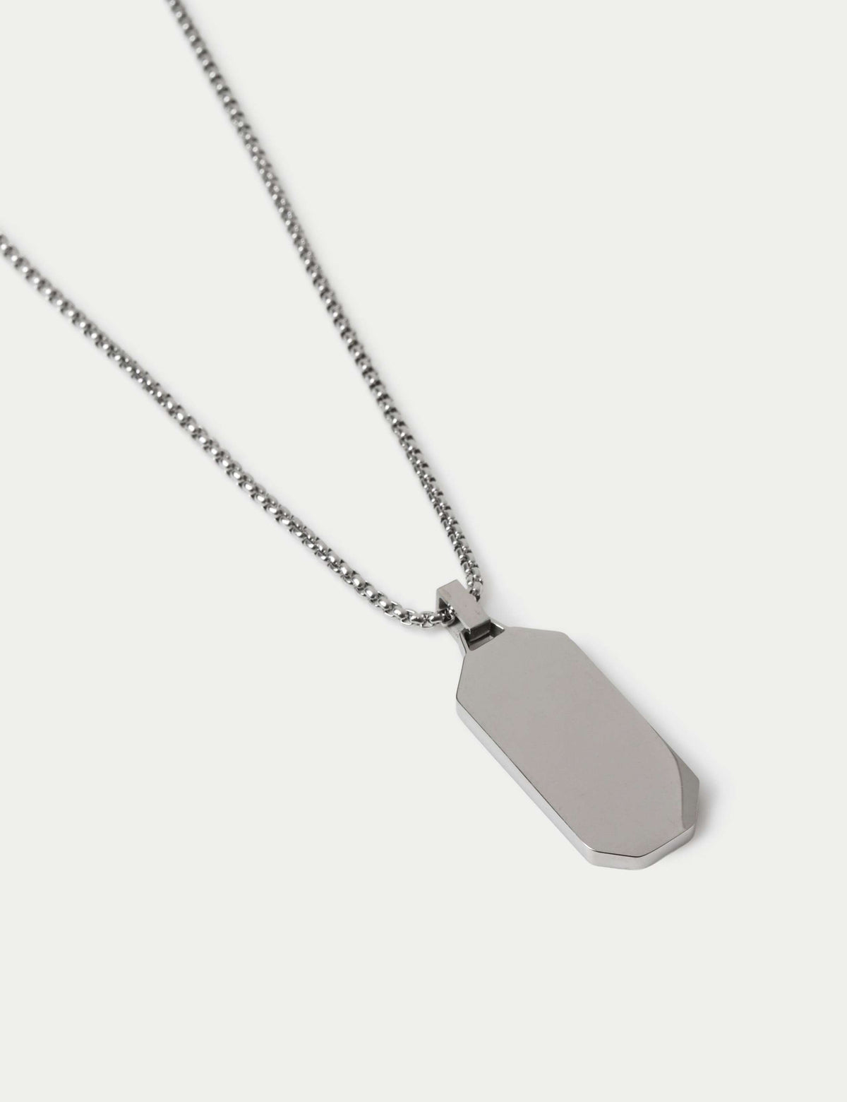 Collier pendentif médaille militaire en acier inoxydable (marque britannique)