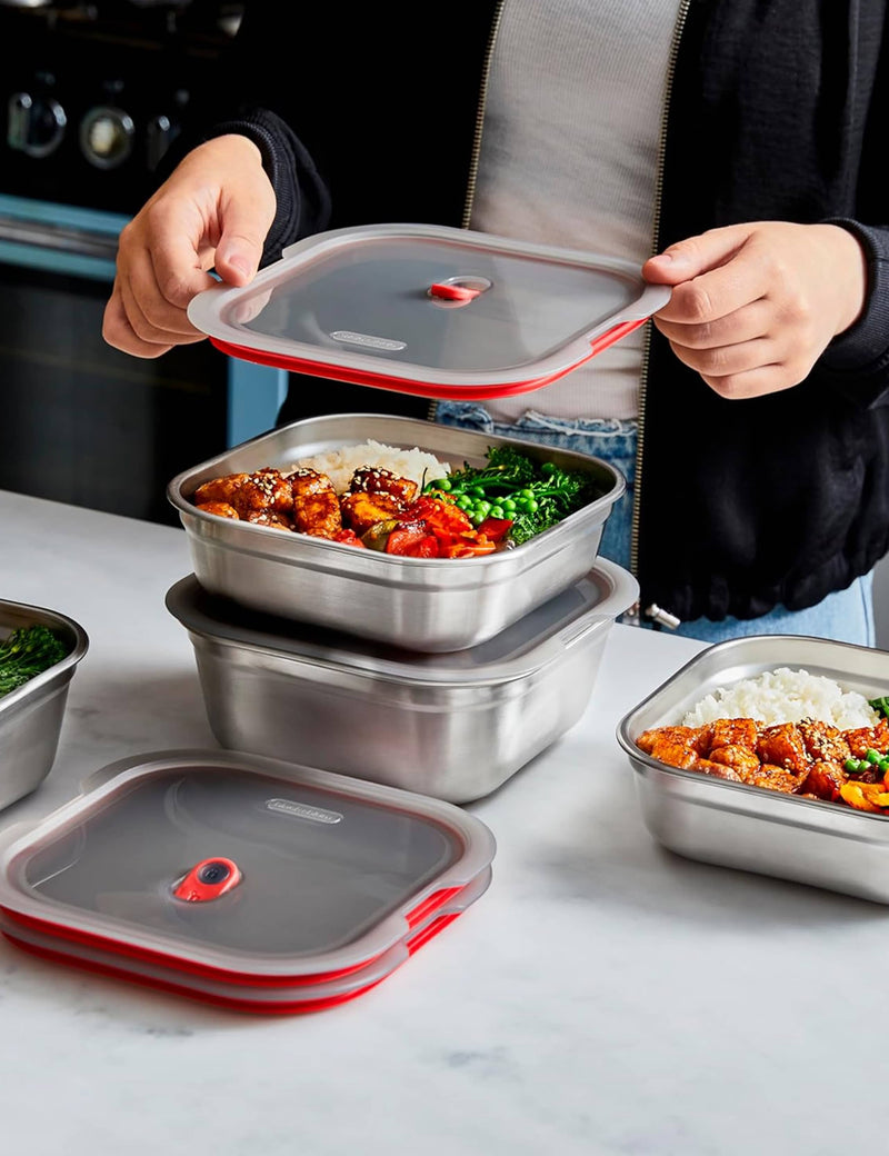 Black+Blum stainless steel lunch box 1.4 litre imported from the UK