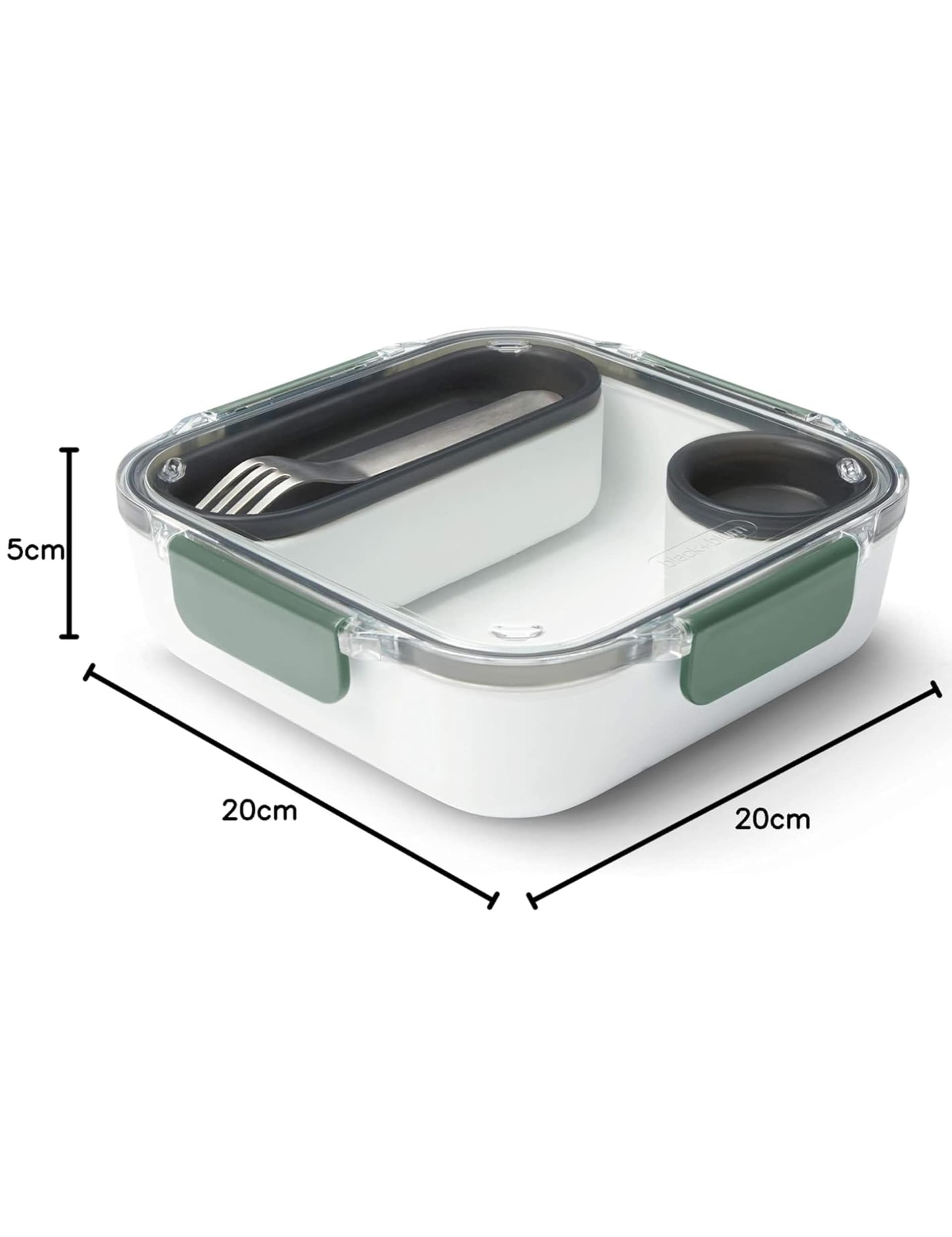 Black+Blum stainless steel lunch box 20cm, imported from the UK