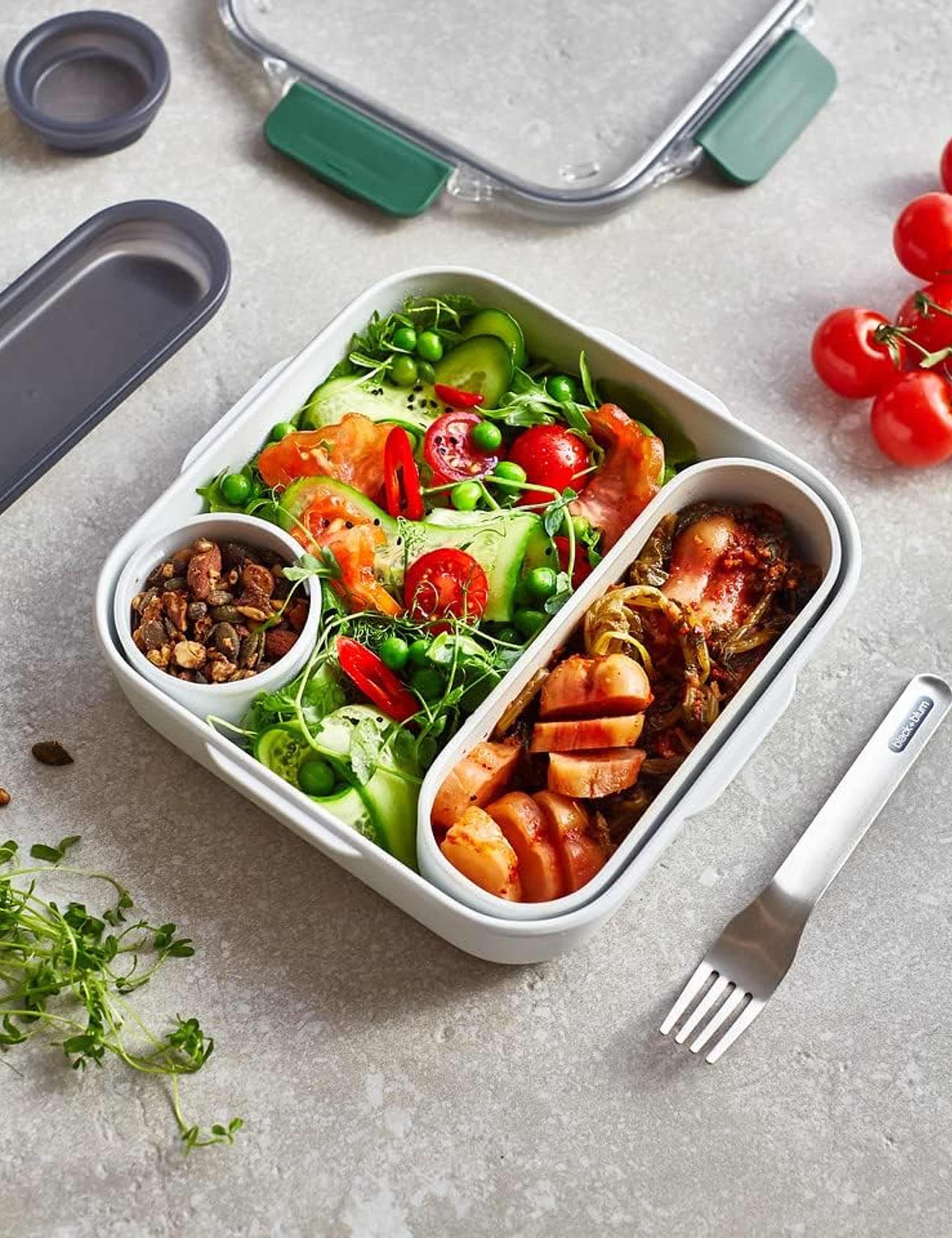 Black+Blum stainless steel lunch box 20cm, imported from the UK