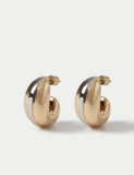 Stainless steel mixed hoop earrings, imported from the UK