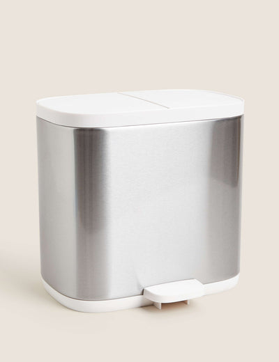 M&S Stainless Steel Recycler Bin- Buy online at McGrocer