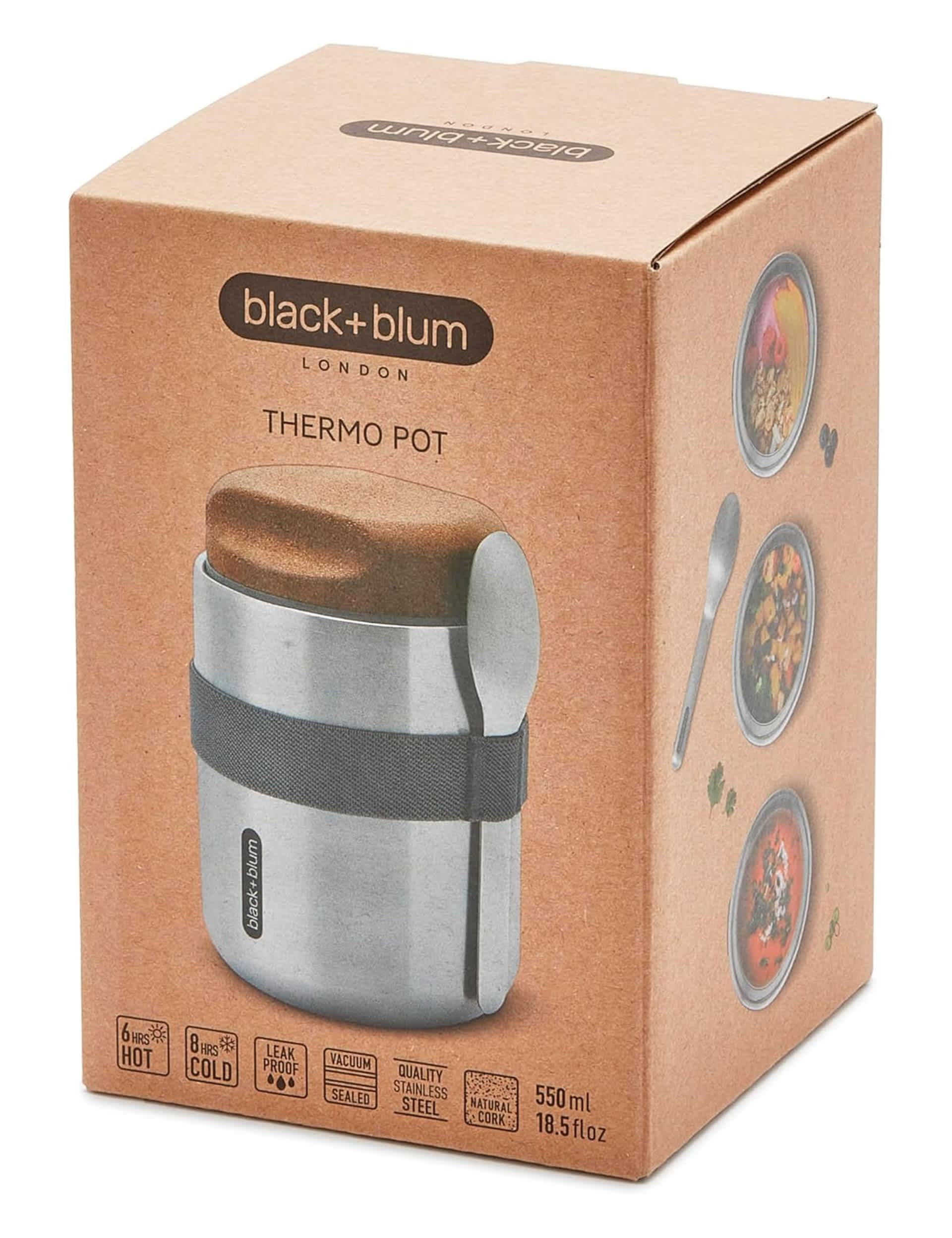 Black+Blum stainless steel thermo pot, imported from the UK