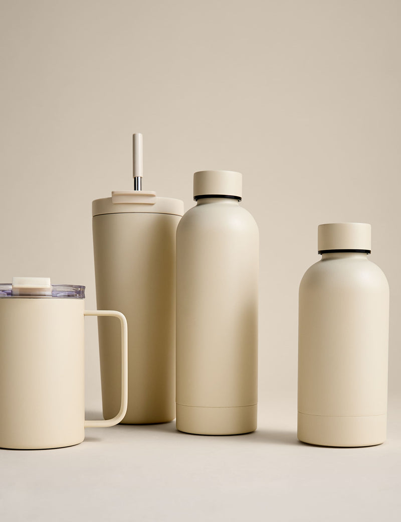Stainless steel water bottle 350ml double-wall insulation - British product