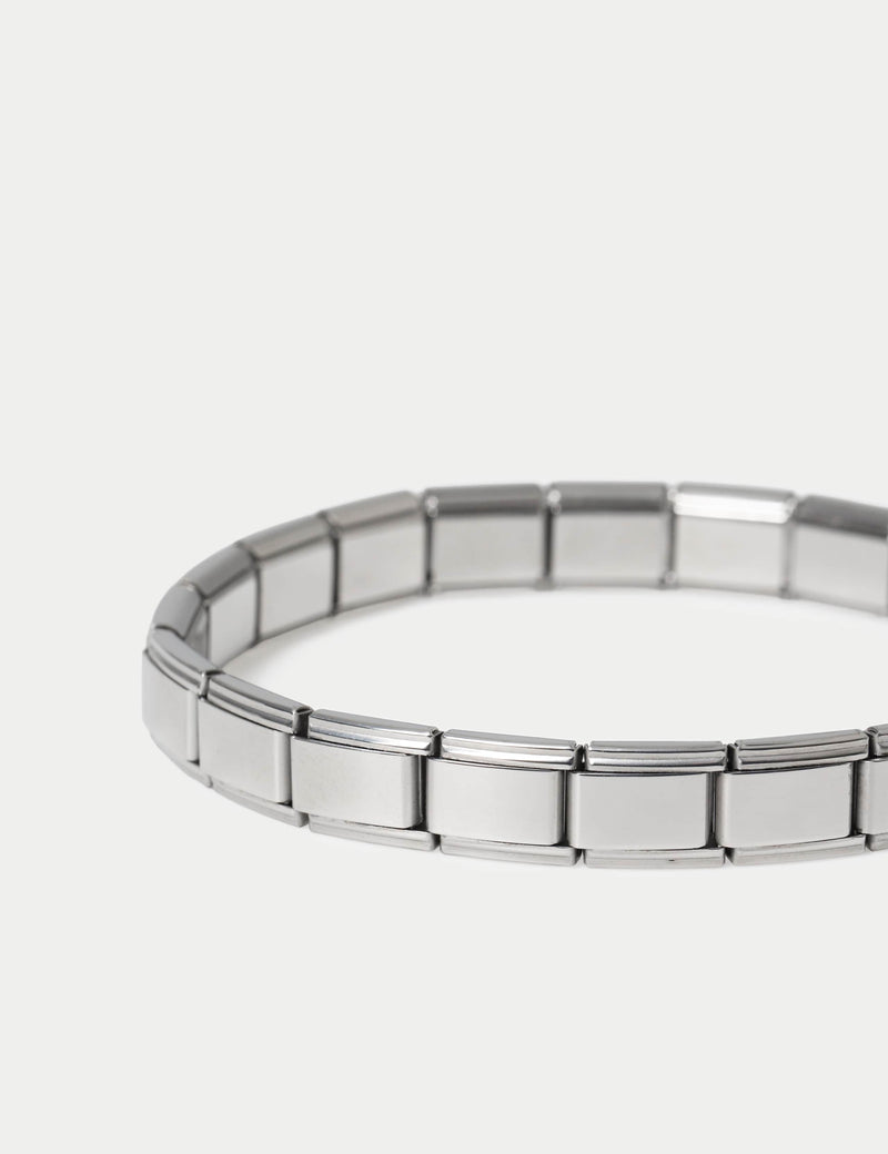 Stainless stretch link bracelet, UK version