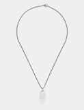 Stainless steel tag pendant necklace, British brand