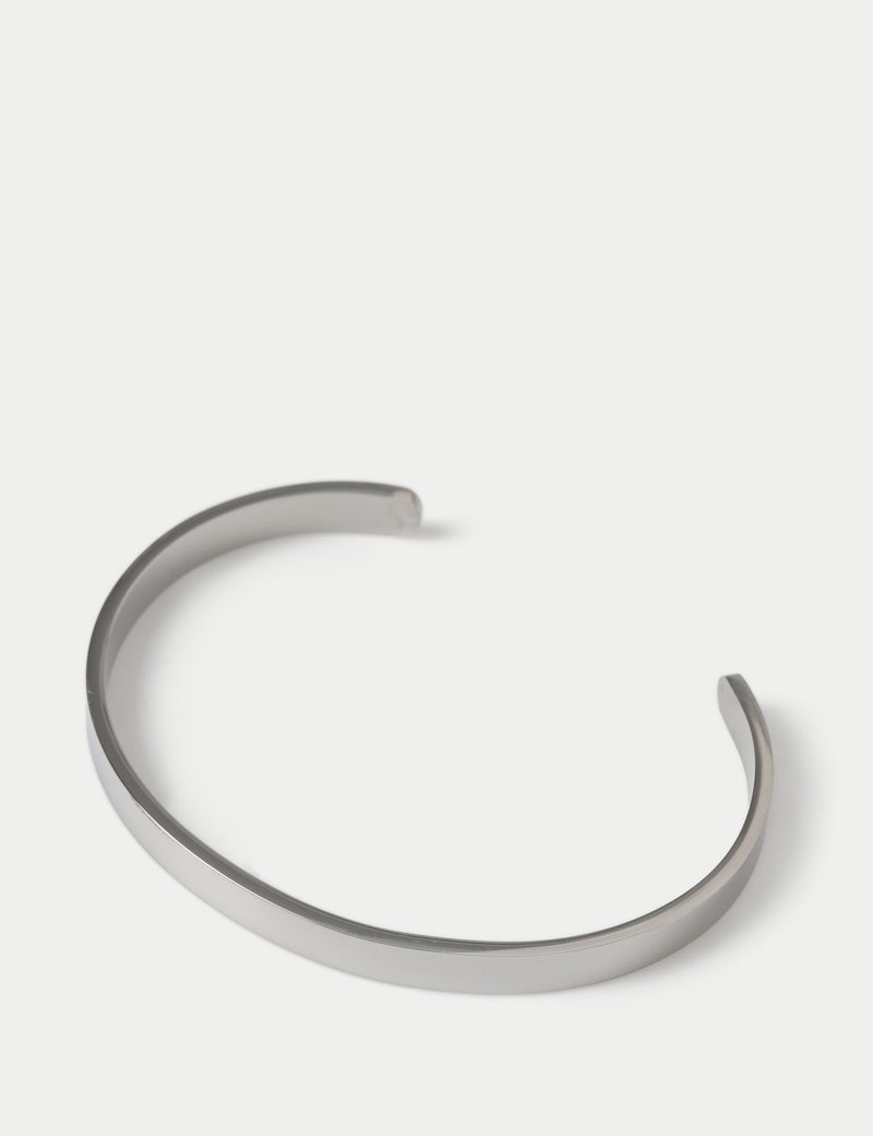Stainless steel thin cuff bracelet, imported from the UK