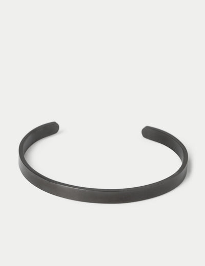 M&S Stainless Steel Thin Cuff Bracelet- Buy online at McGrocer