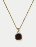 Stainless steel and tigers eye necklace, imported from the UK