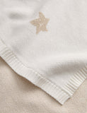 Soft star print baby shawl imported from the UK