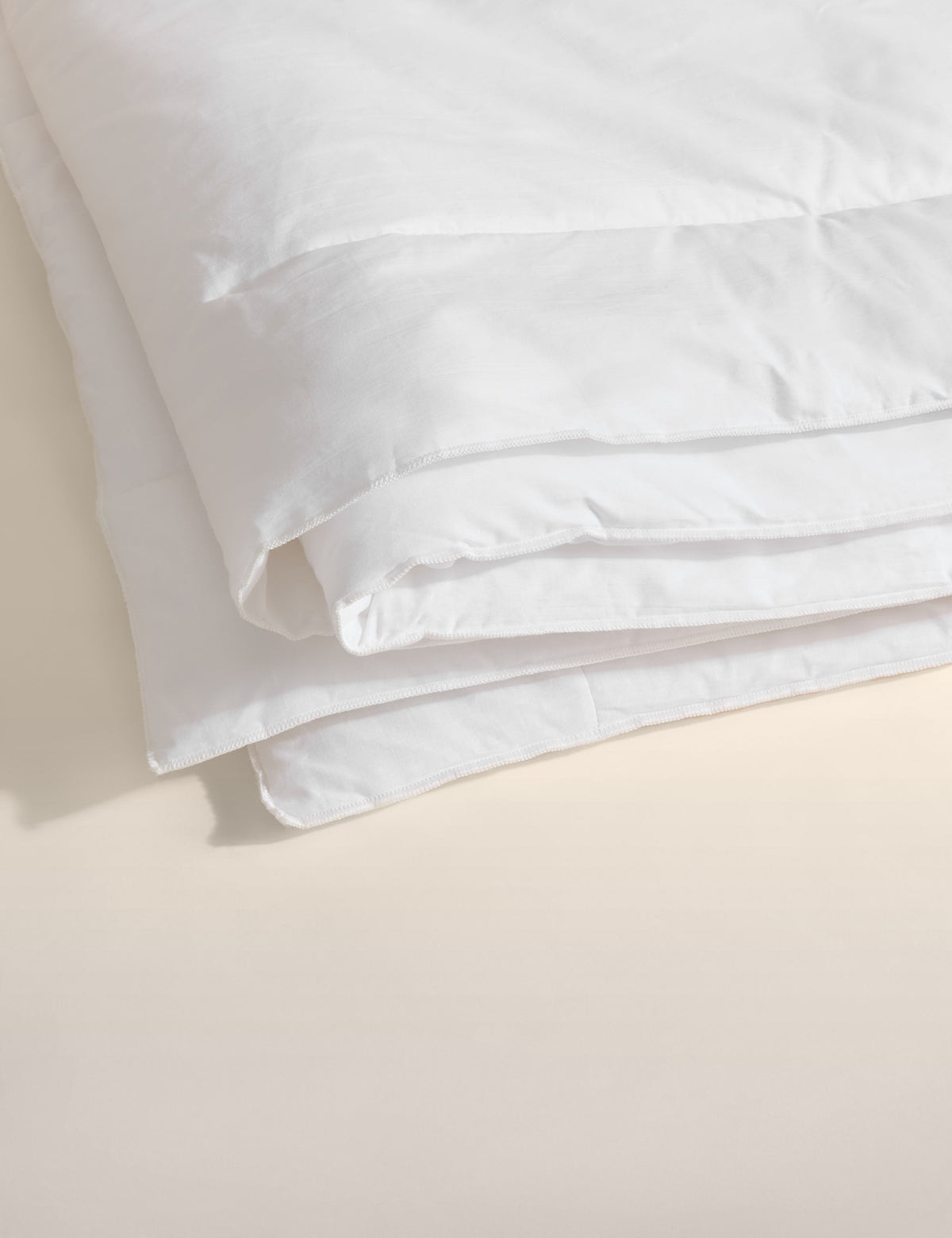 Stay Cool 6 Tog duvet with cotton cover and polyester fill (British brand)