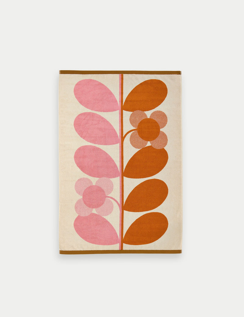 Orla Kiely Stem Bloom Duo pure cotton towel, UK version