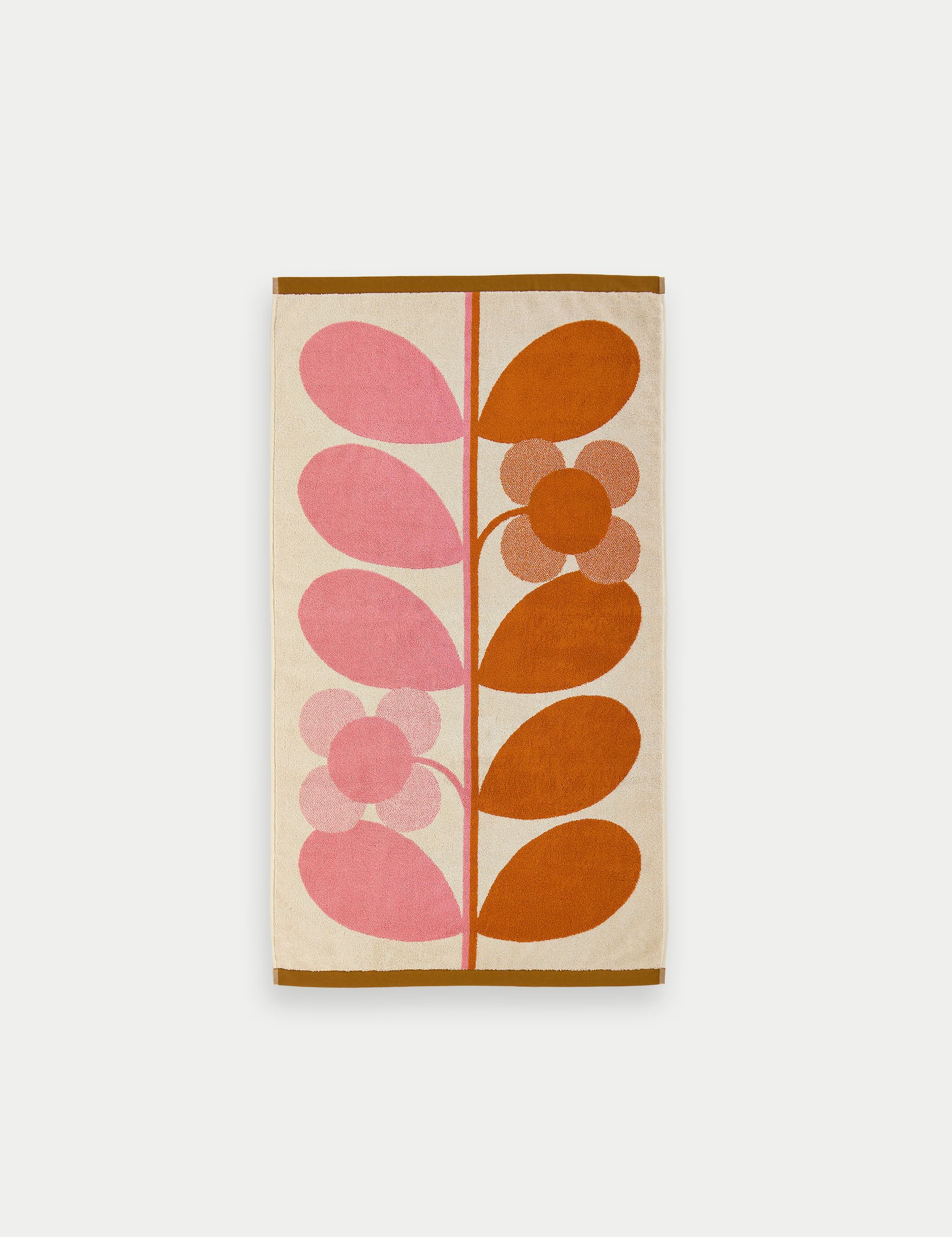 Orla Kiely Stem Bloom Duo pure cotton towel, UK version