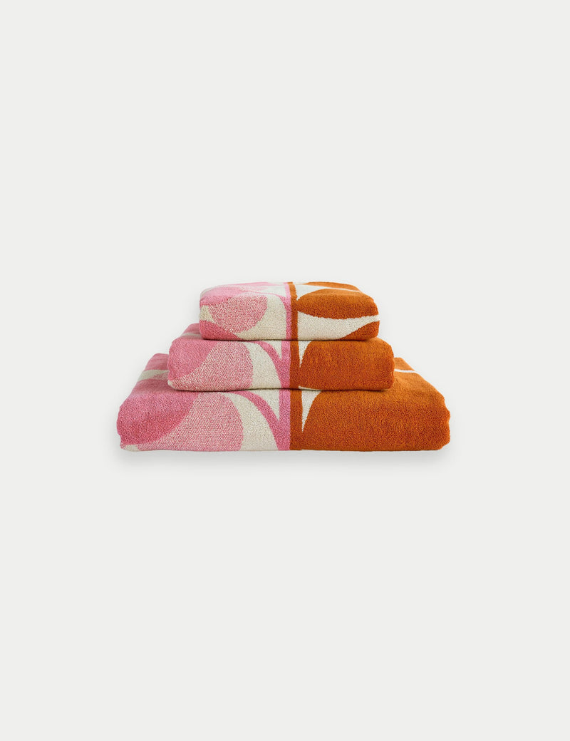 Orla Kiely Stem Bloom Duo pure cotton towel, UK version
