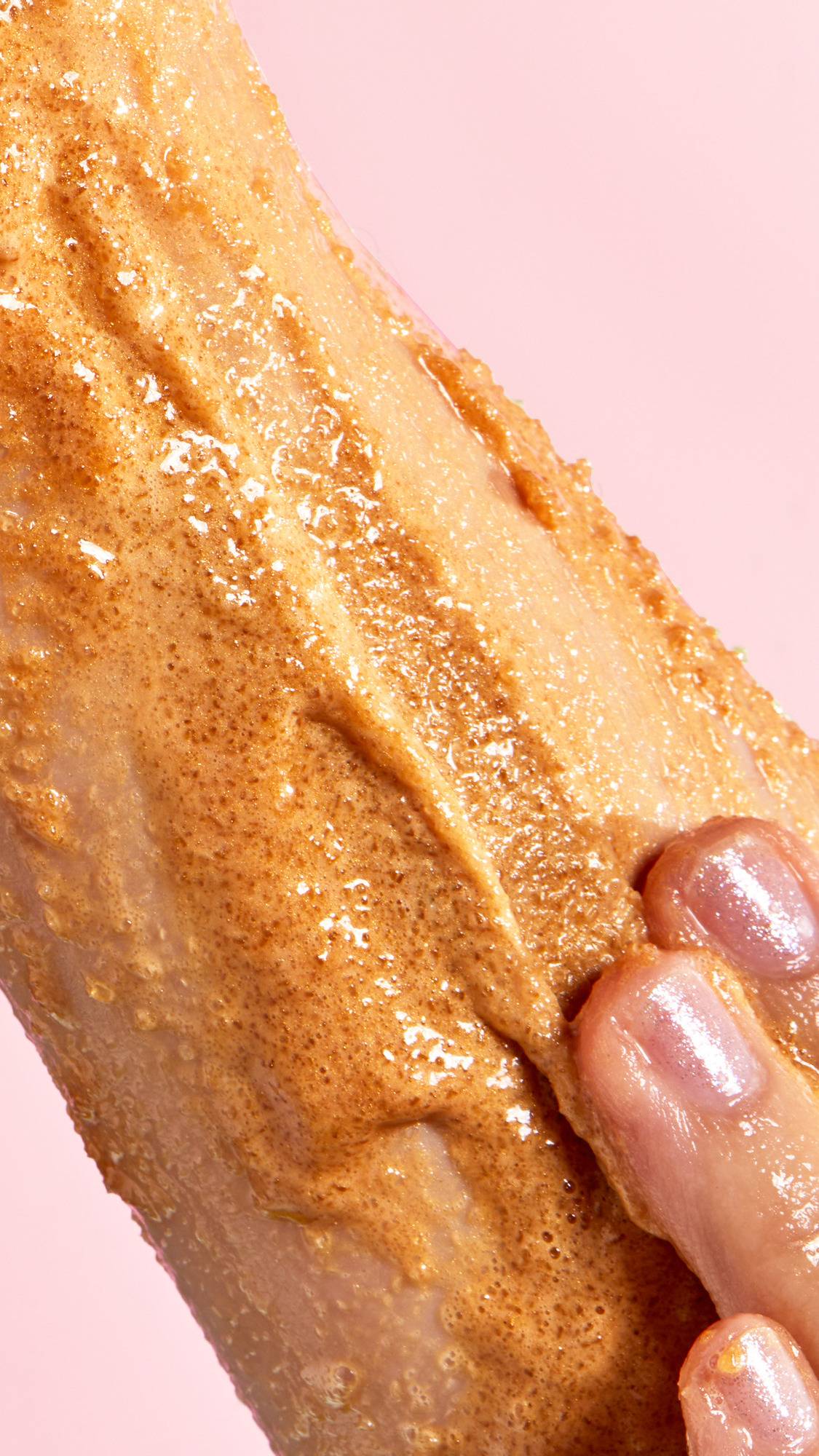 Lush Sticky Dates body scrub, imported from the UK