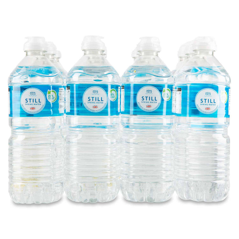 Natural still spring water 12 pack, imported from the UK