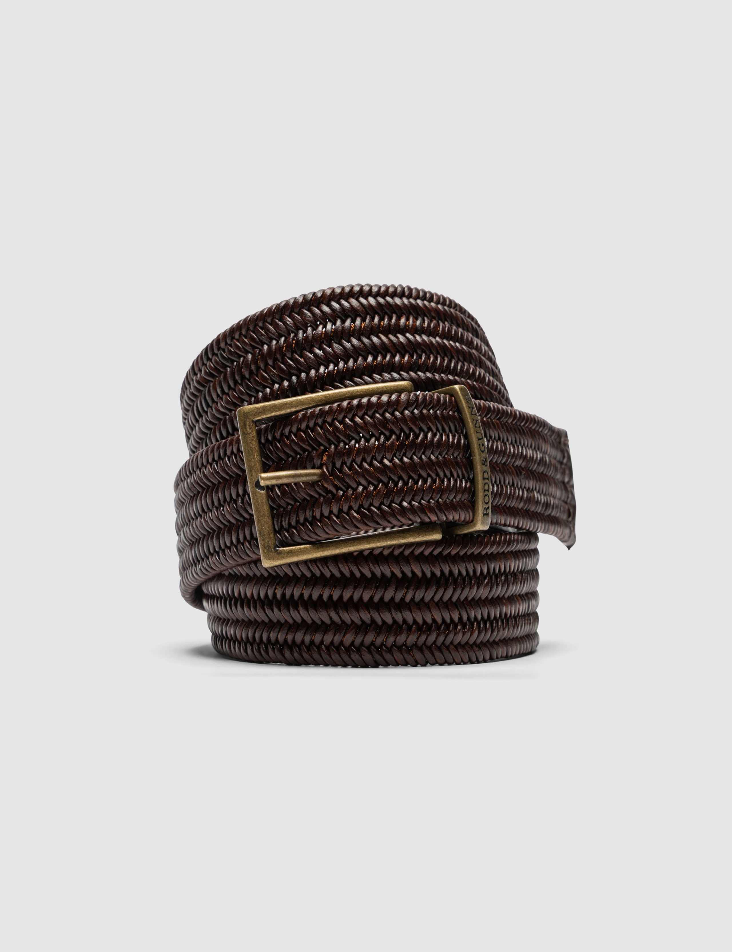 Rodd & Gunn leather stretch belt (British brand)