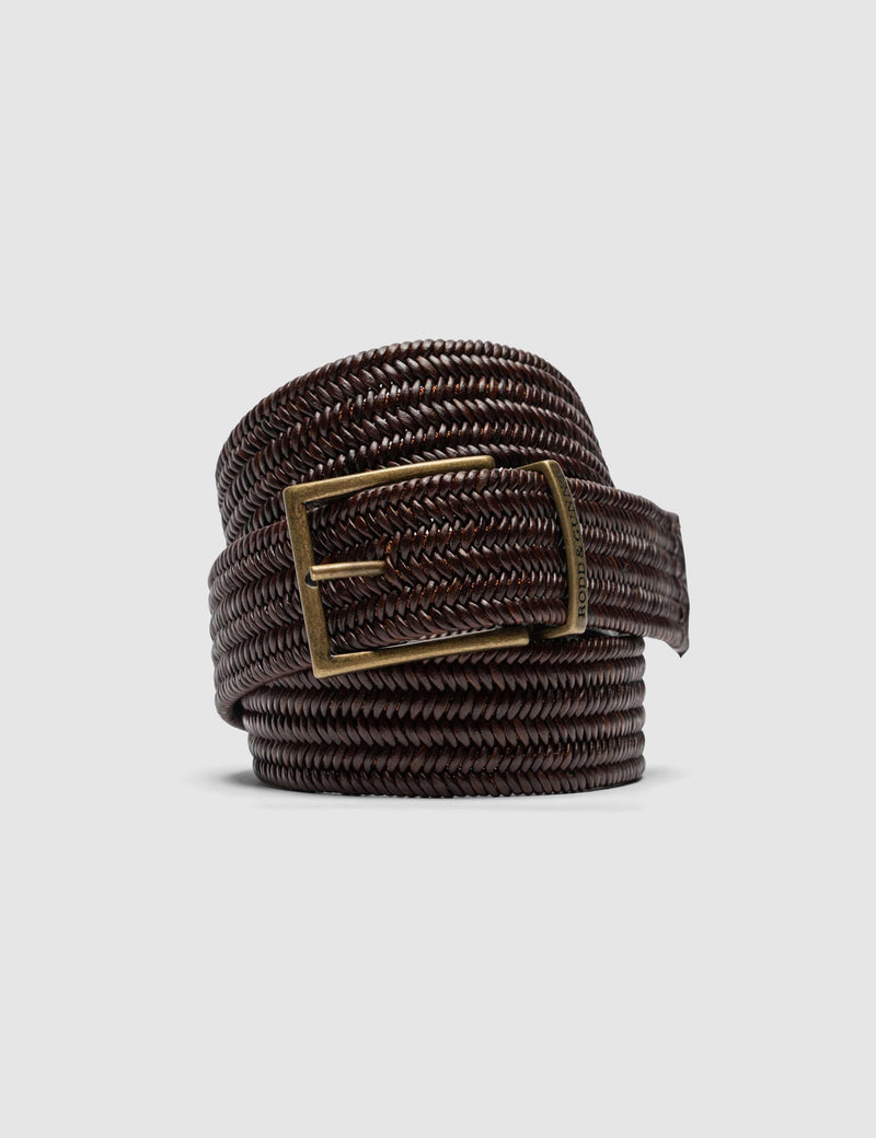 Rodd & Gunn leather stretch belt (British brand)