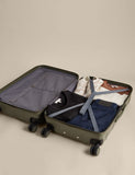 Stockholm 4 wheel hard shell medium suitcase - British product