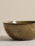 Stoneware reactive glaze cereal bowl for breakfast (British brand)