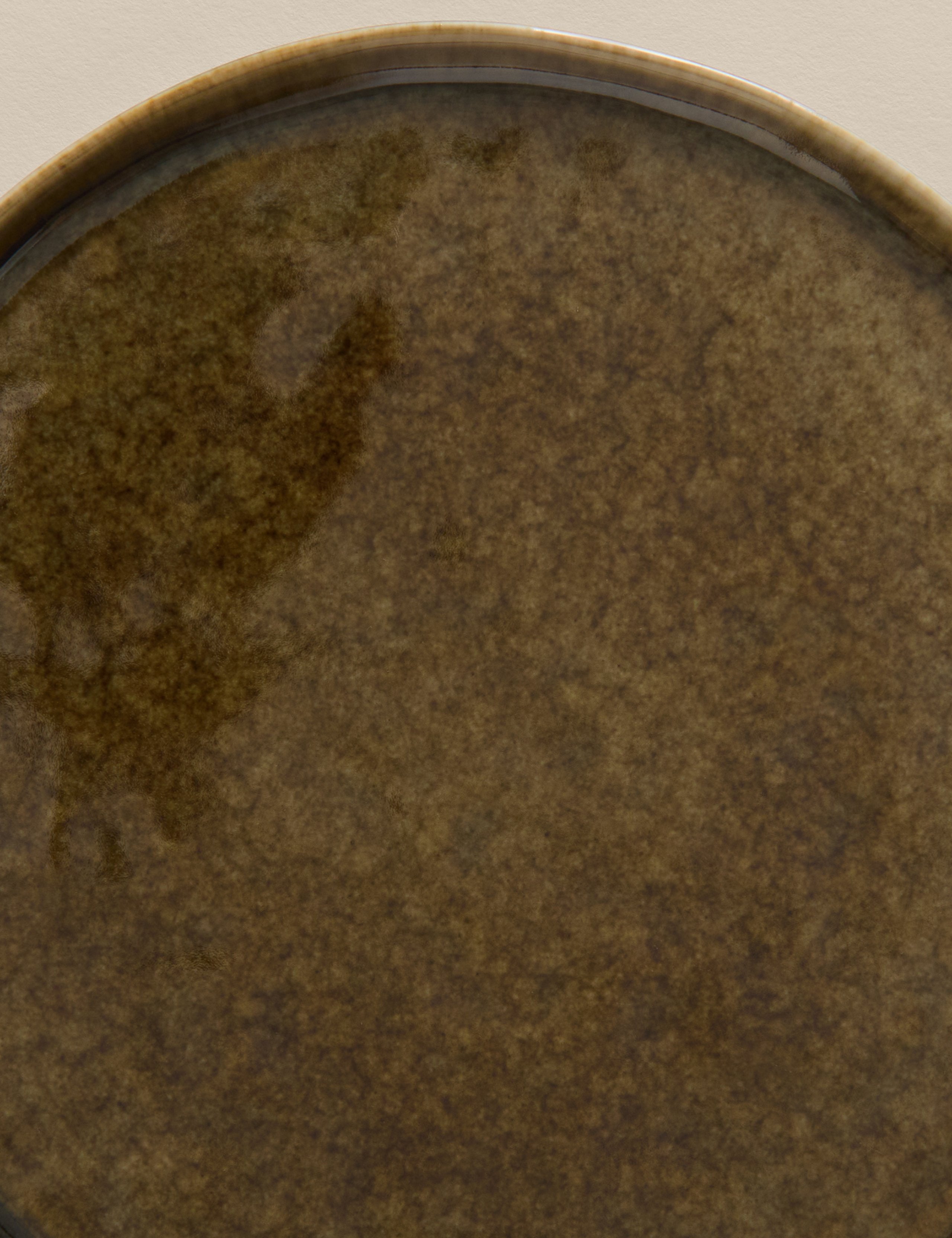 Dinner plate reactive glaze stoneware 27cm, UK version