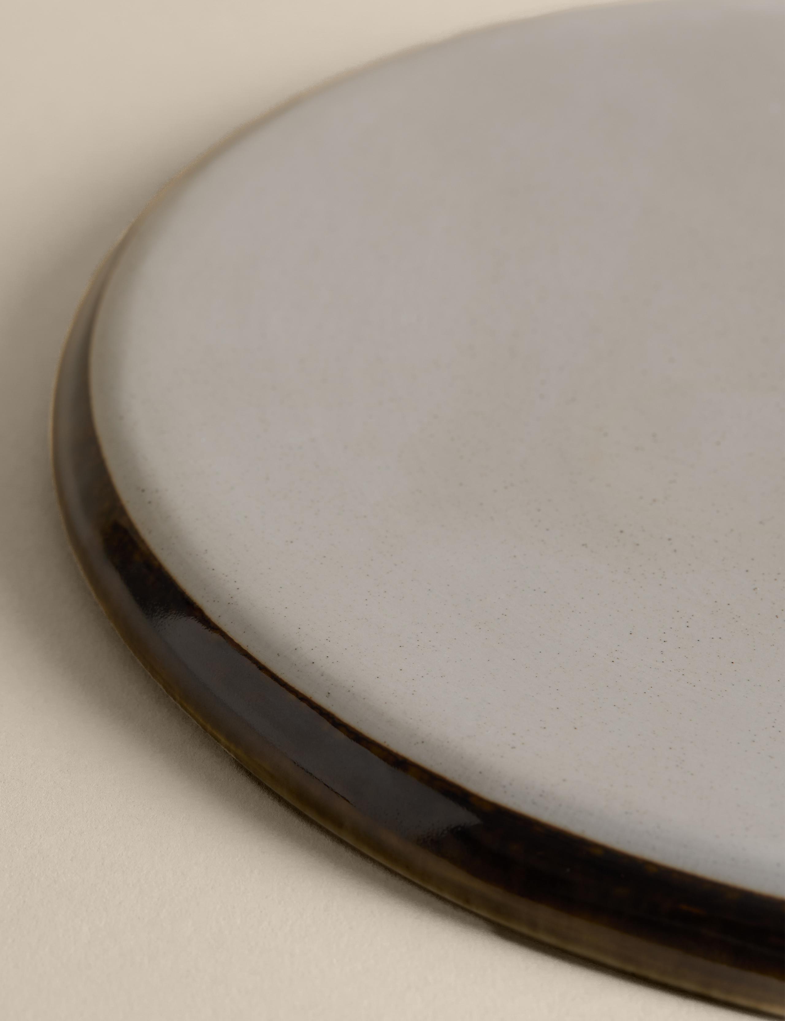 Dinner plate reactive glaze stoneware 27cm, UK version