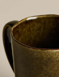 Straight side reactive glaze stoneware mug (British brand)