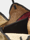 M&S straw colour block shoulder bag, UK version