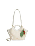 Dune London strawberry charm striped cross body tote bag, UK version
