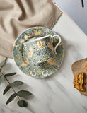 Morris & Co Strawberry Thief Tasse und Untertasse (britische Marke)