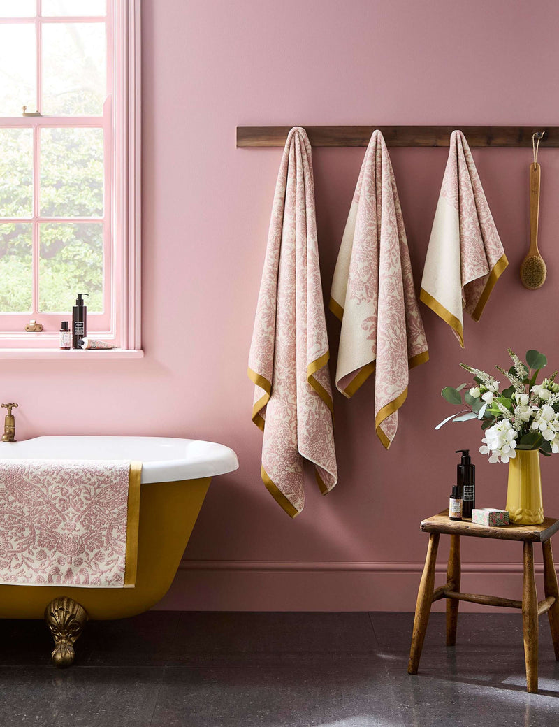 William Morris Strawberry Thief pure cotton towel - British product