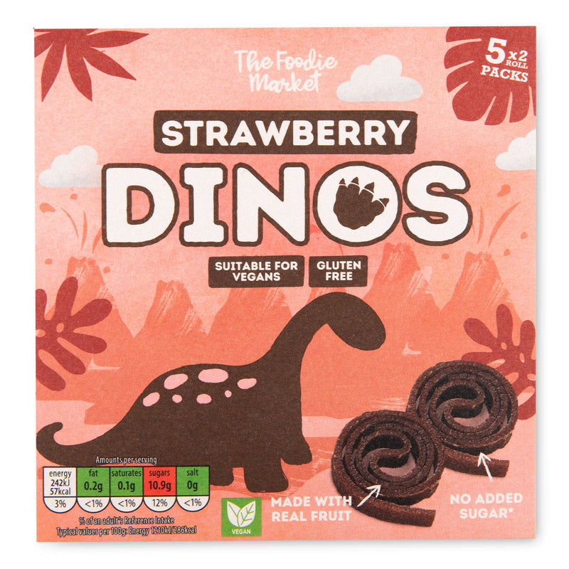 Strawberry fruit rolls multipack, imported from the UK