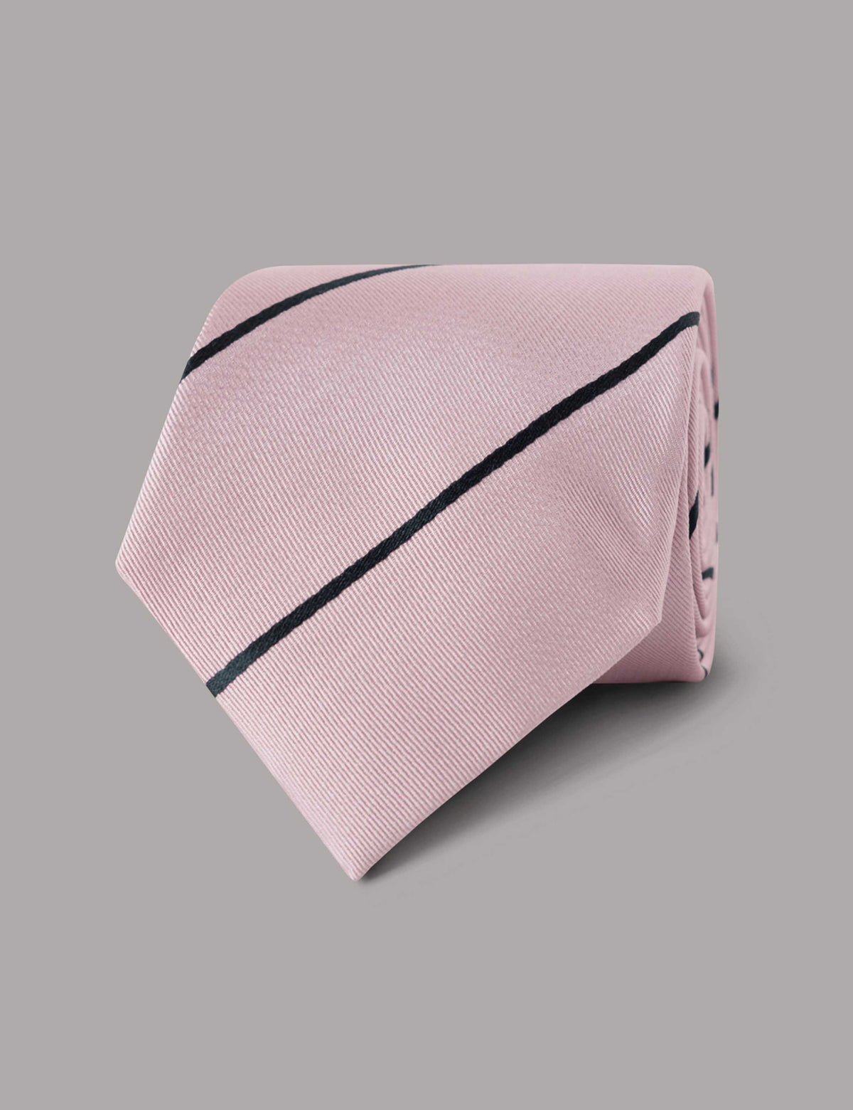 Hawes & Curtis striped pure silk tie 8cm, imported from the UK